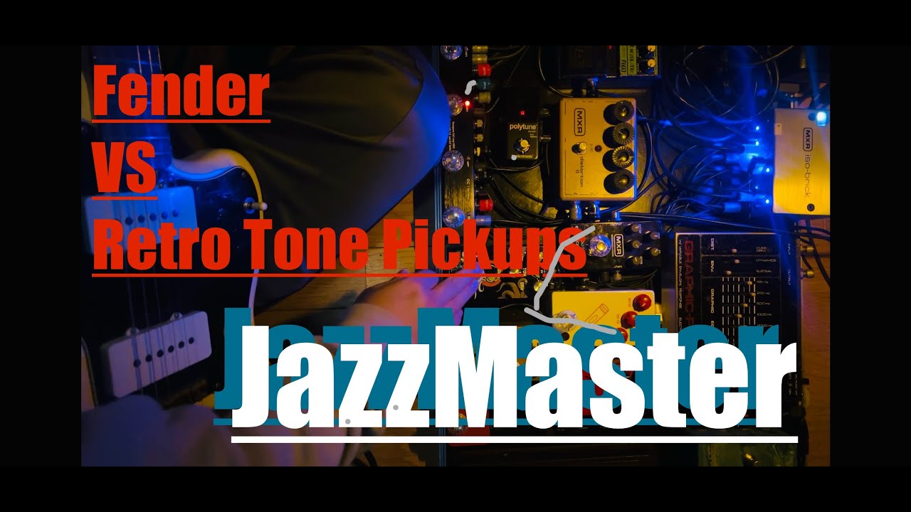 Jazzmaster ピックアップ比較American Vintage ‘65 Jazzmaster® PickupsVS RetroTonePickup P-90JM "The Egg"