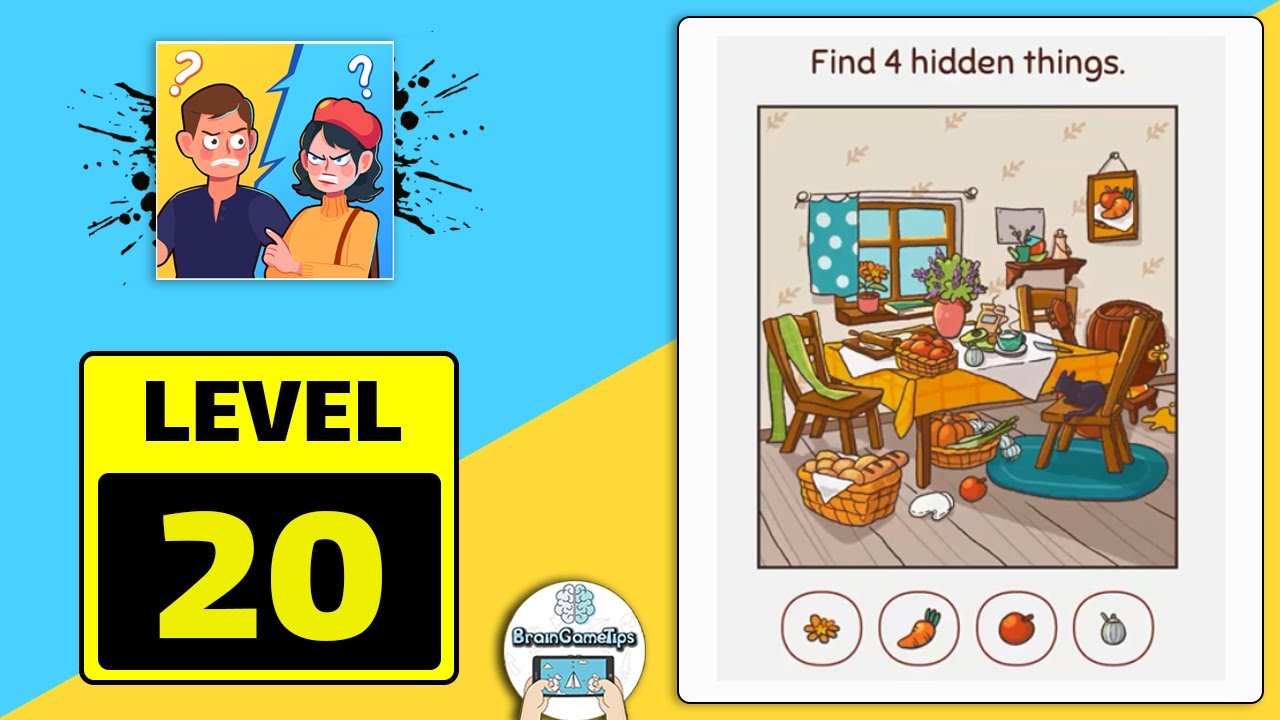 Who Is Impostor ? - Level 20 Find 4 Hidden Things Answer