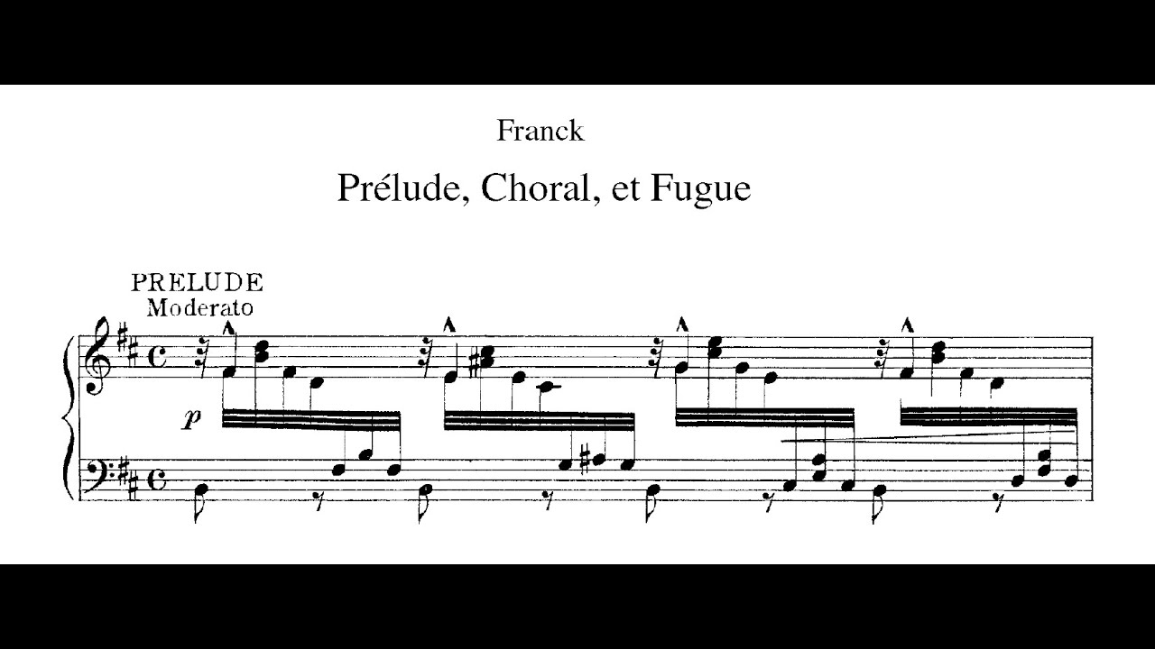 セザール・フランク CD - PRELUDE, CHORAL et FUGUE Franck - Prélude, Choral et Fugue (Nelson Freire, piano) - YouTube