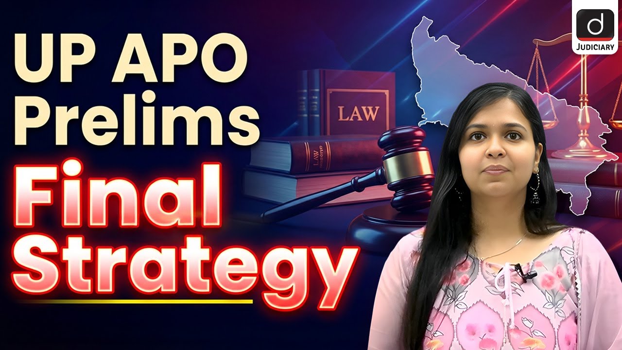 UP APO Prelims 2026 | Strategy & Final Preparation | Drishti Judiciary