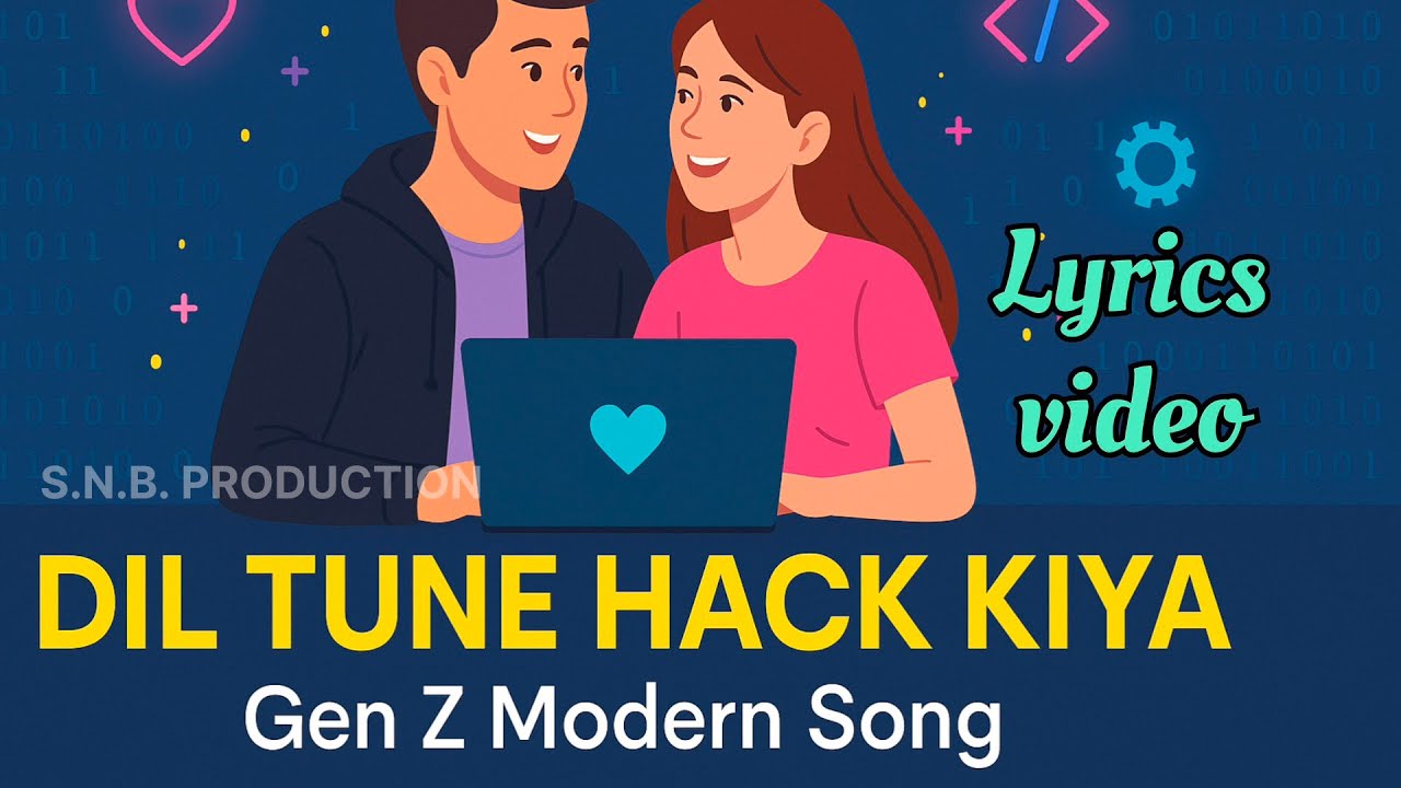 Dil Tune Hack Kiya 💻❤️ | Gen Z Love Song With Lyrics | AI Music Video 2025