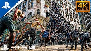 ZOMBIE TSUNAMI (WORLD WAR Z) Realistic Immersive Ultra Graphics Gameplay [4K 60FPS] PS5 PRO