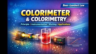 Colorimeter & Colorimetry | Principle, Instrumentation, Working & Applications | Beer-Lambert Law