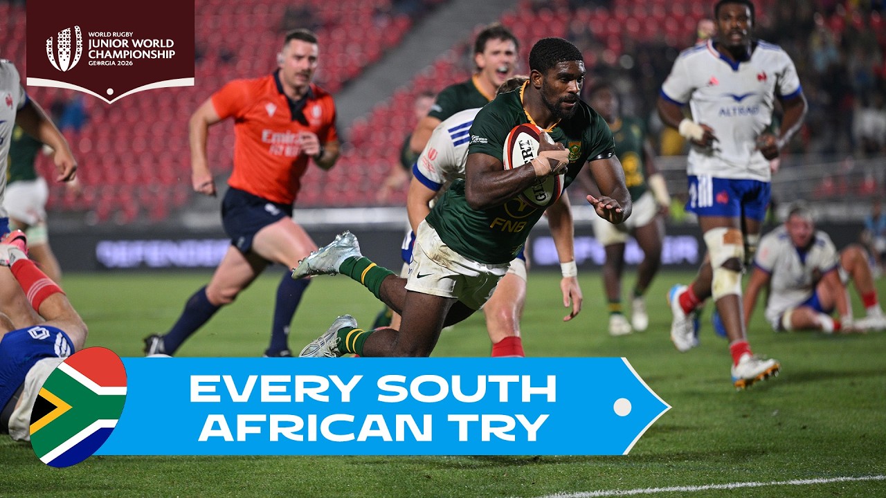 JUNIOR BOKS DOMINATE in Georgia 💪 | Junior World Championship | Every South Africa try