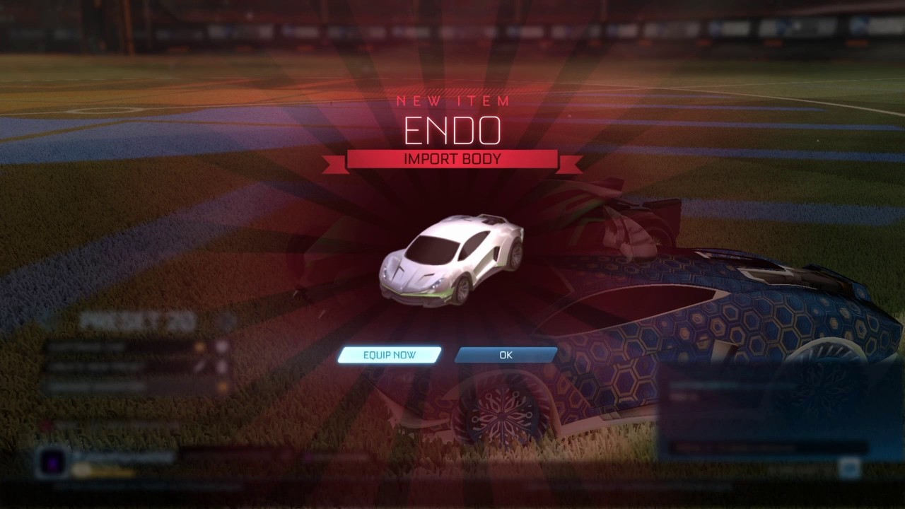 I lost a crimson endo on rocket league...