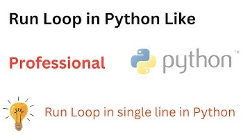 Python Basics: for loop in python | one line for loop python