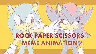 ROCK PAPER SCISSORS [ANIMATION Sonic MEME] Sonadow palette challenge