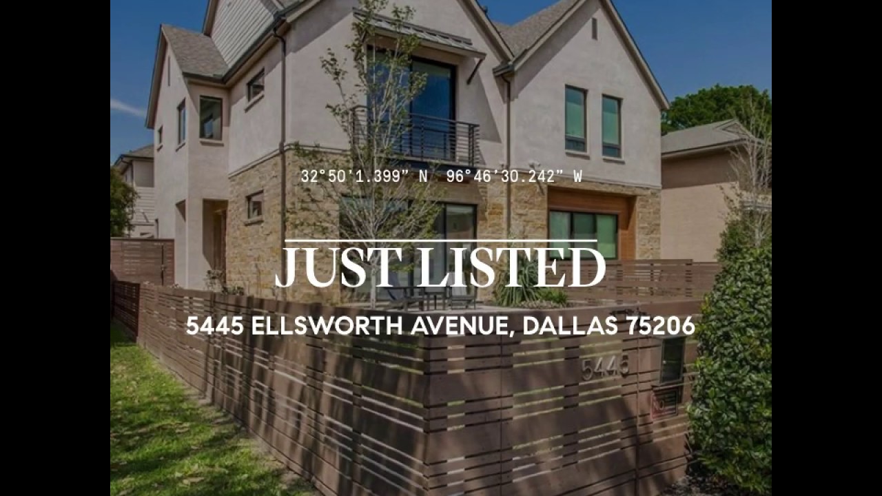 5445 Ellsworth Ave, Dallas 75206 - Just Listed!