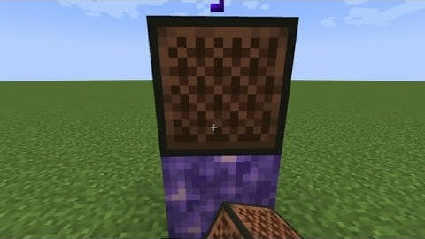 Placing NOTE BLOCK up of AMETHYST BLOCK?