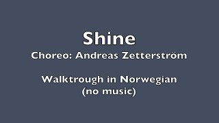 Shine Linedance - walkthrough in Norwegian