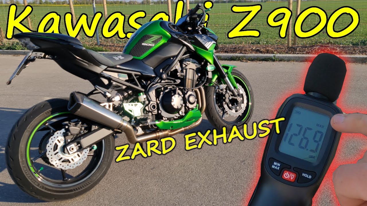 Soundcheck INCREDIBLE LOUD Kawasaki Z900 ZARD FULLEXHAUST BIKEPORN