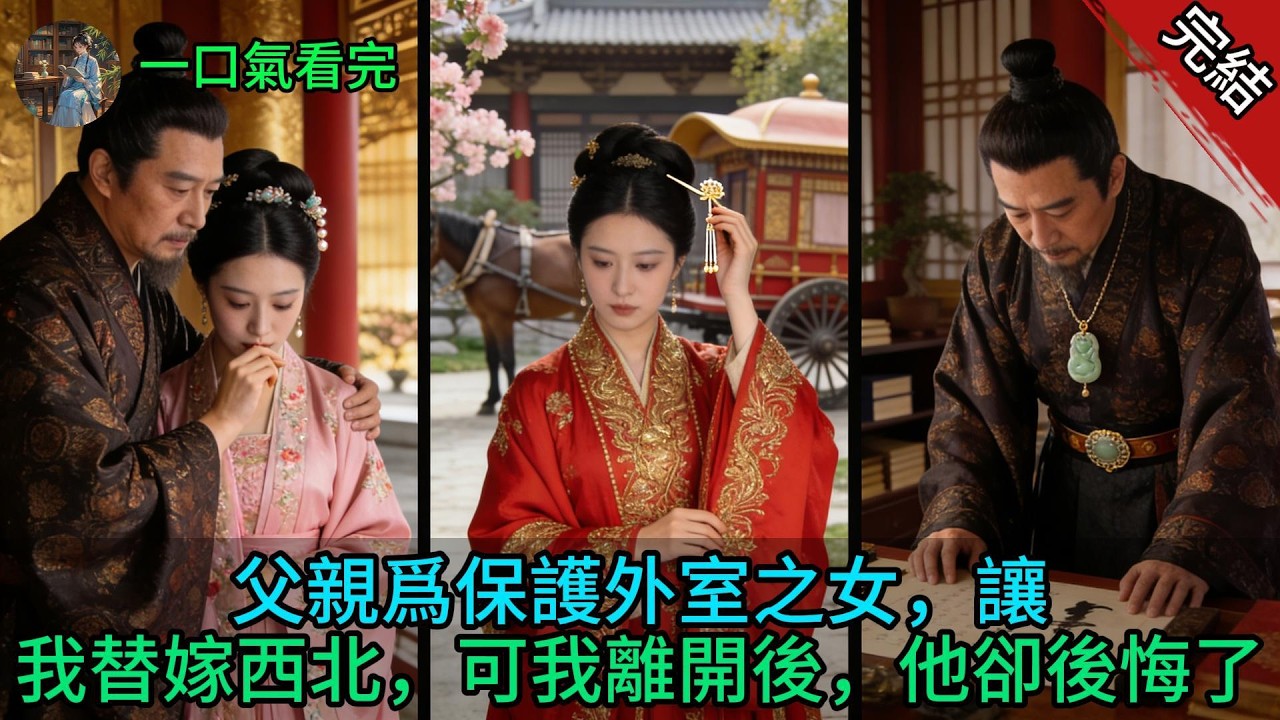 【原創小說已完結】父親爲保護外室之女，讓我替嫁西北，可我離開後，他卻後悔了