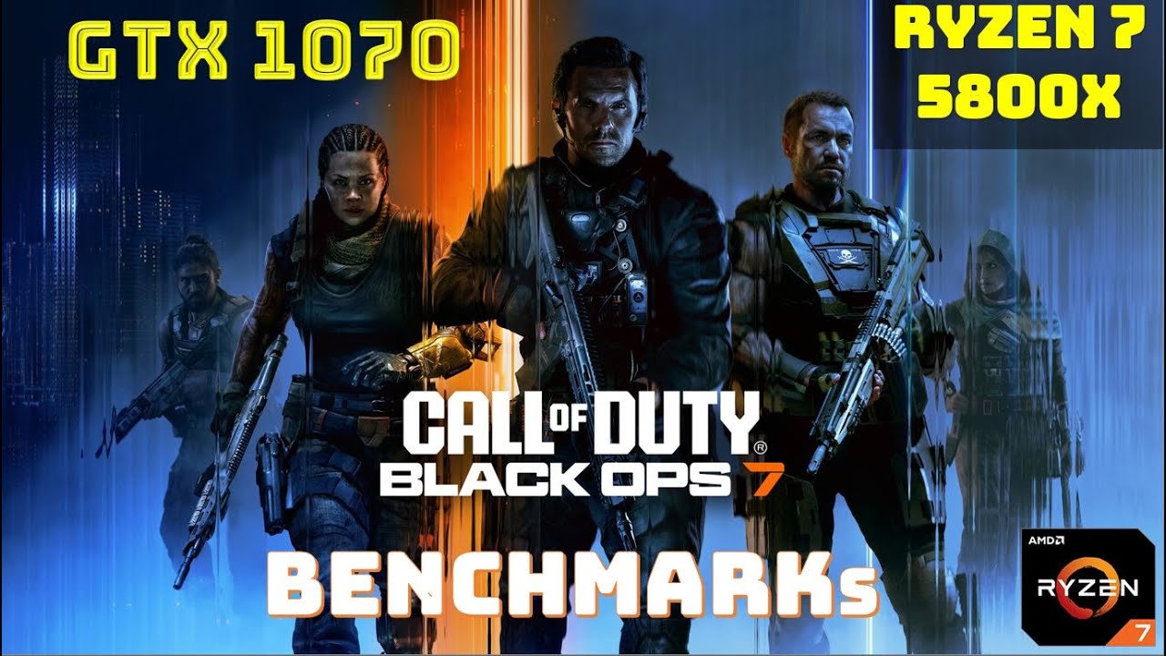 Call of Duty Black Ops 7 GTX 1070 - 1080p - All Settings | Performance Benchmarks