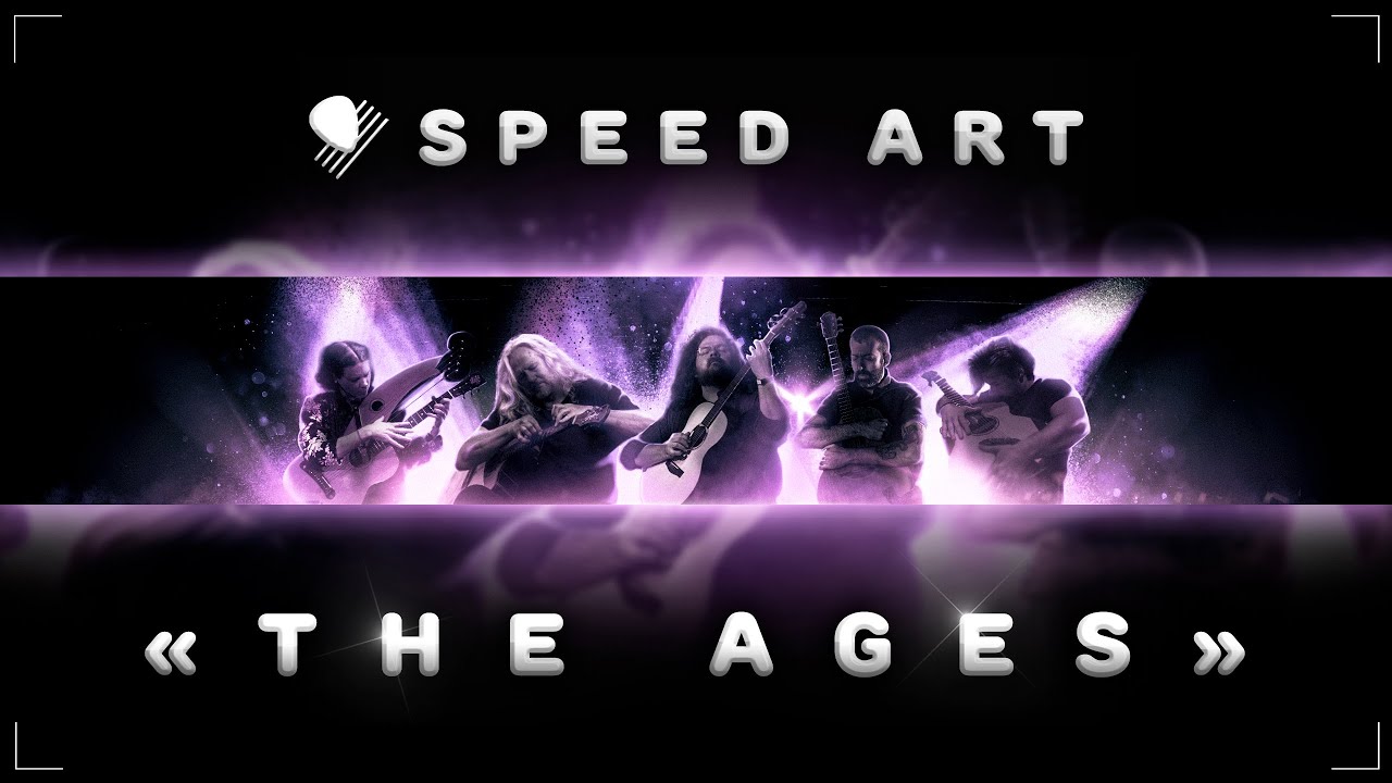 I made an art with my music inspirations from scratch in Photoshop