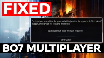 How To Fix Black Ops 7 Multiplayer Stuck In Server Queue Loop Error