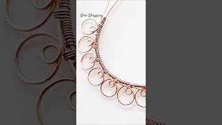 Wire weave 2 wire pattern to connect designs #wirewrapping #wireweaving #regaliabyreyney
