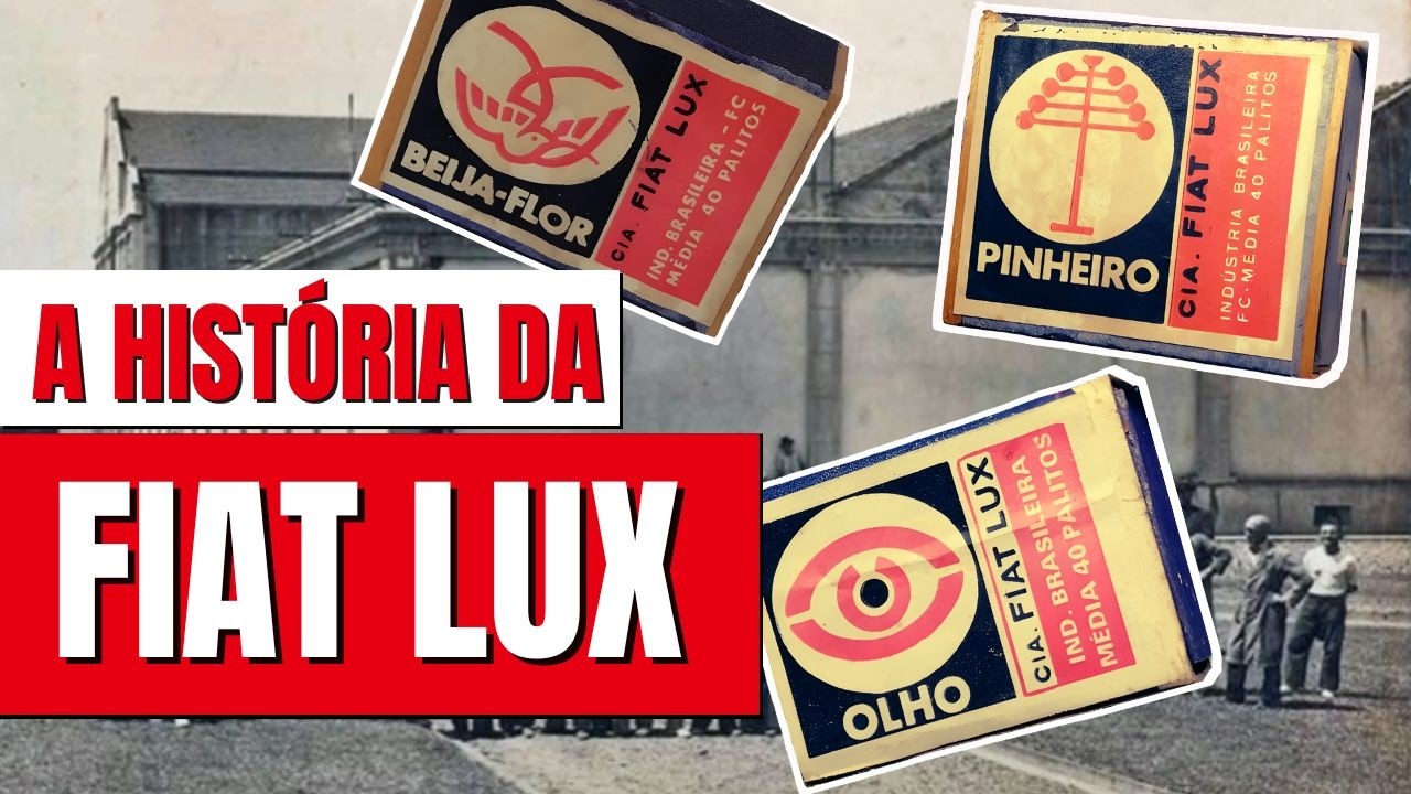 A HISTÓRIA COMPLETA DA MARCA FIAT LUX | A MARCA DE FÓSFOROS MAIS FAMOSA DO BRASIL