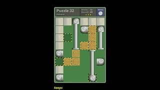 Pushing Machine (Extreme) Level Puzzle 32 - Perfect Solution