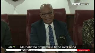 Mathabatha prepares to hand over reins