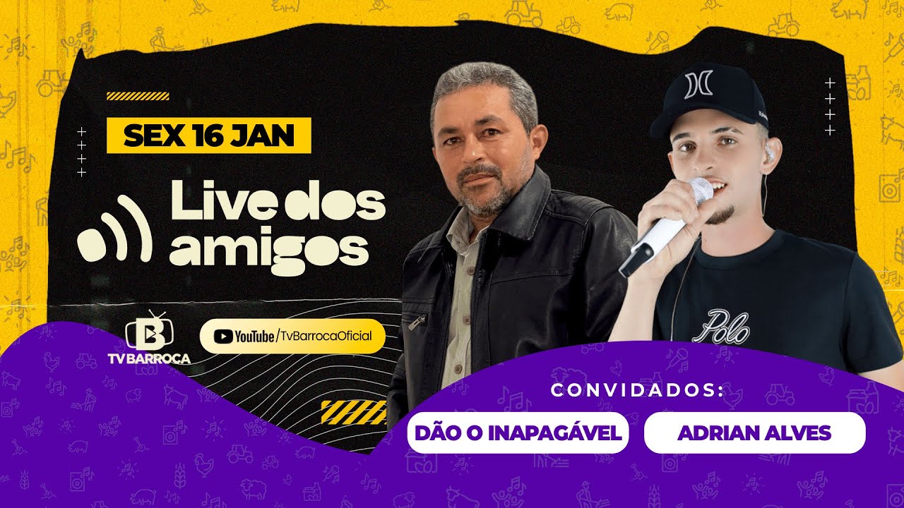 Dão o Inapagável, Adrian Alves | Live dos Amigos 