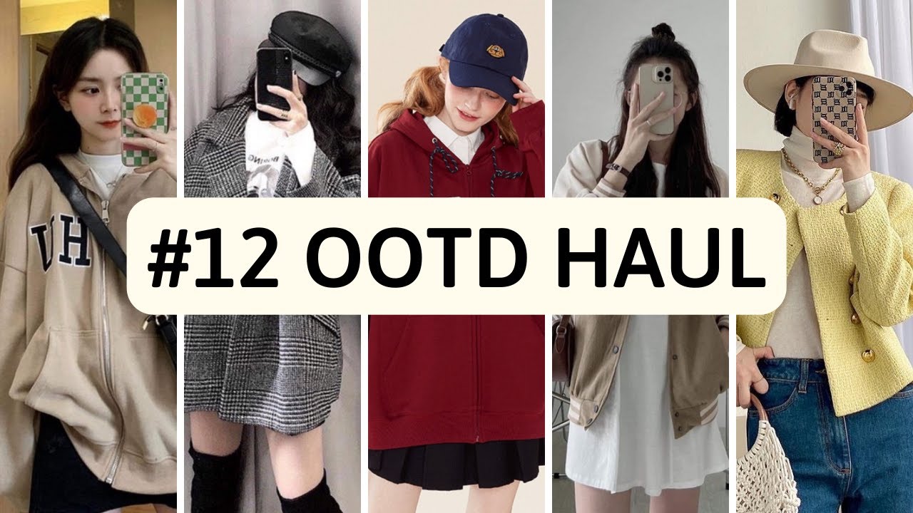 [SHOPEE HAUL] #OOTD 12:Tổng hợp những mẫu áo khoác,... - youtube