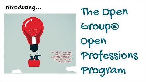 Introducing the Open Professions Certification Program