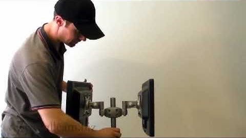 Mount 2 Monitors back-to-back using MDM02 Dual Monitor Stand