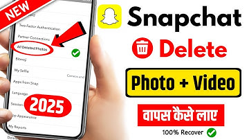 Snapchat ki delete photos wapas kaise layen | Snapchat deleted photos recovery | Snap photo recover 