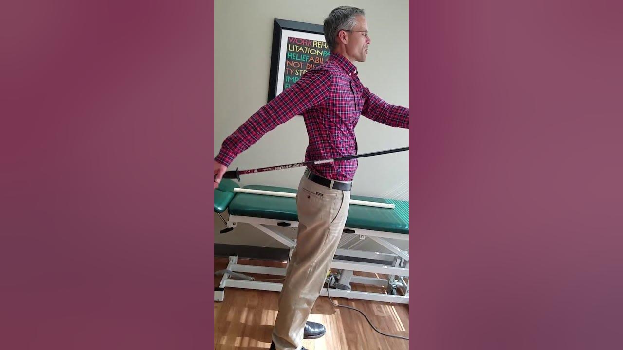 Shoulder Extension Dowel and Squat YouTube