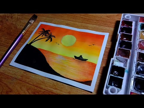 Landscape Scenery Drawing Process Done With - GranNino