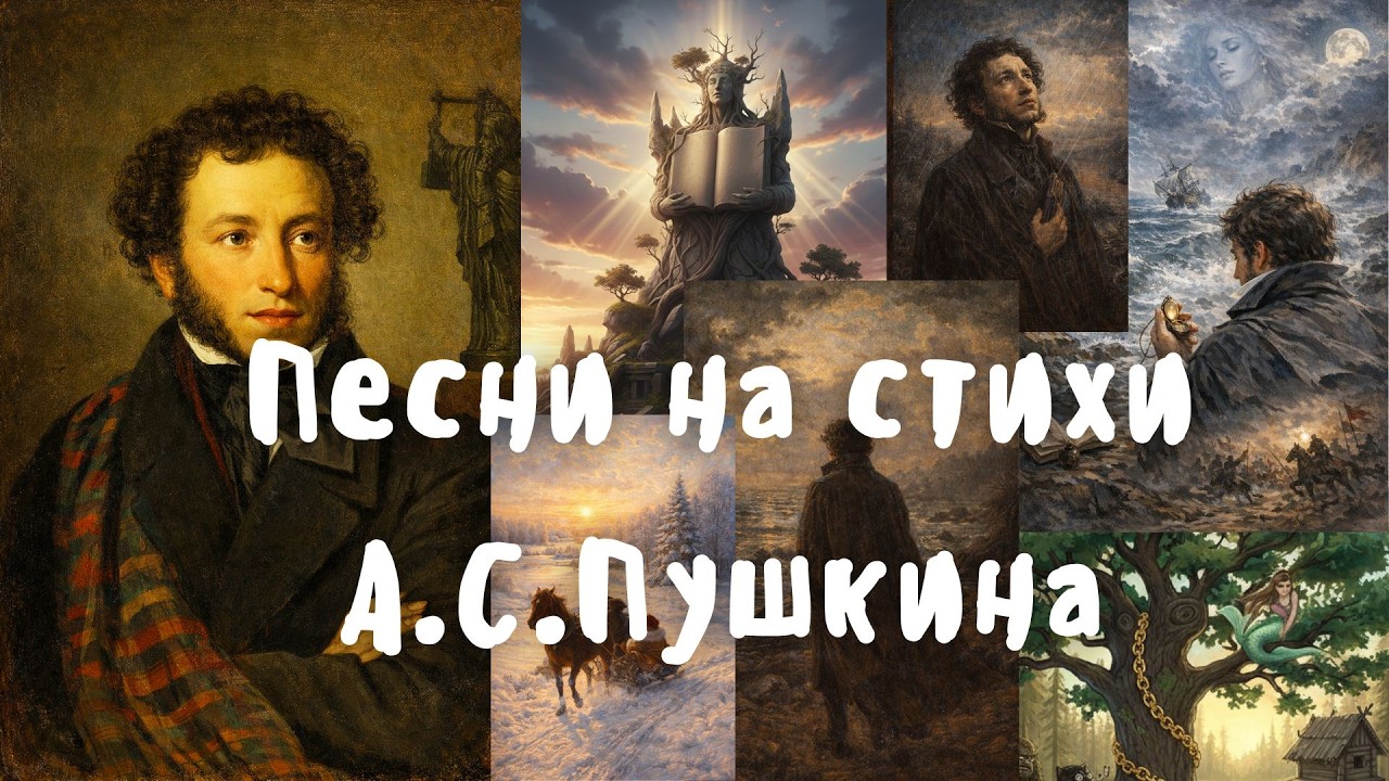 Песни на стихи А.С. Пушкина. 10 стихотворений #стихи  #песни  #пушкин