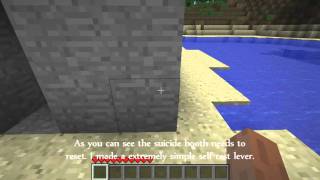 Minecraft: Extremely Simple Suicide Booth