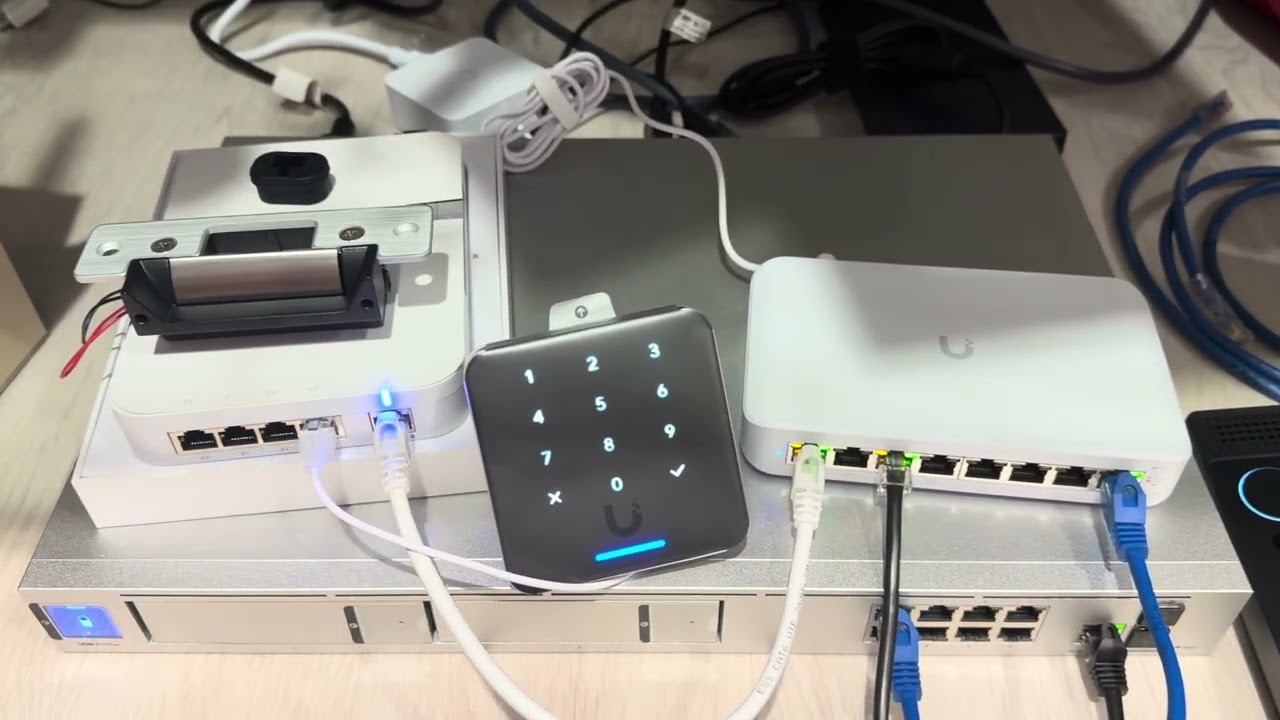 Building a Modern Access Control Lab with UniFi (Mag Locks, NFC & G6 Entry Camera)