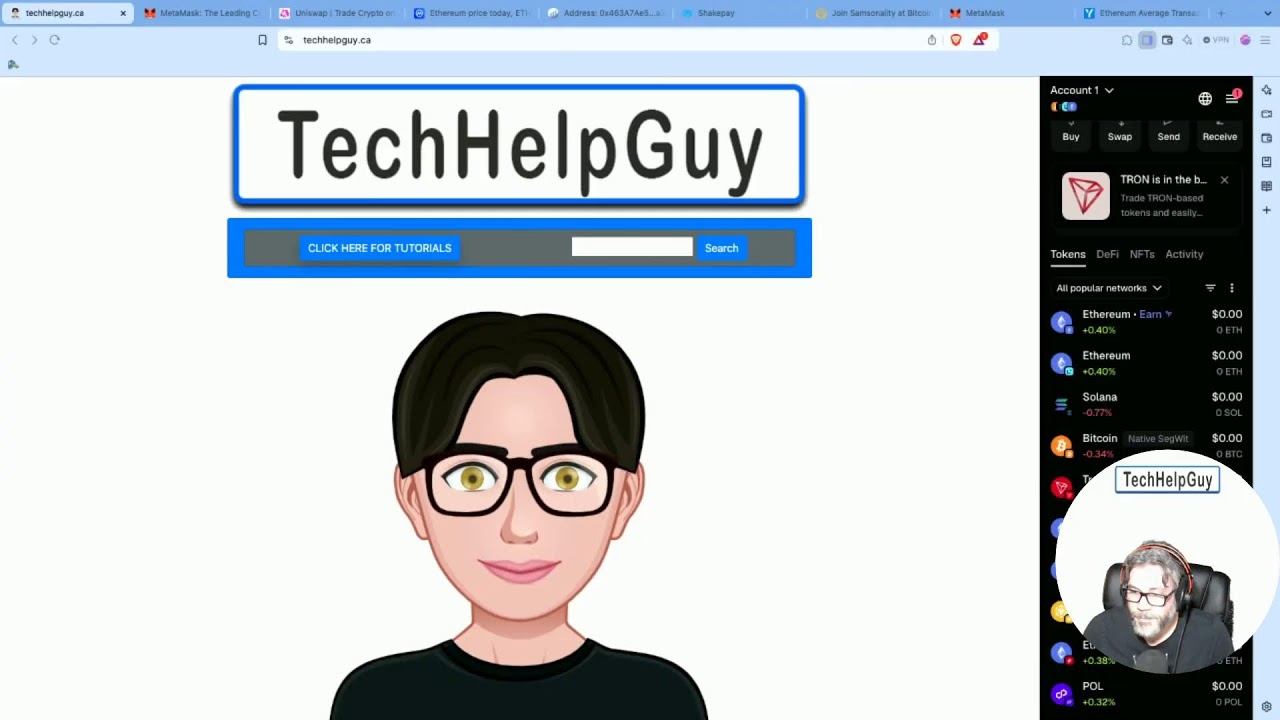 TechHelpGuy - Edmonton, Alberta, Canada. Let's talk about Cryptocurrency! LIVESTREAM 2026-01-17