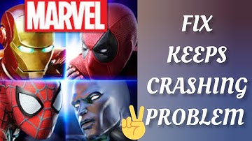 Fix MARVEL Strike Force App Keeps Crashing Problem || TECH SOLUTIONS BAR