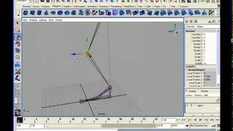 Maya Rigging Tutorials -  How to use  IK Fk Solver in Rigging