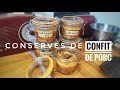 Confit de porc en conserves