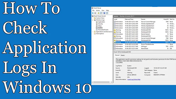 How to check application logs in Windows 10 [Event Viewer] | Unlimited Solutions