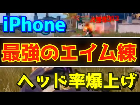 【荒野行動】【iPhone】〇〇を変えるだけで強くなる‼︎ 最強のエイム練習法伝授します！ 【荒野の光】