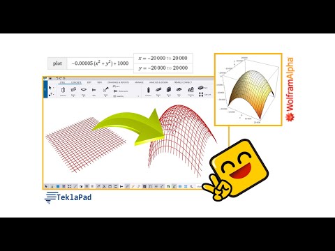 Creating 3D curves in Tekla Structures with TeklaPad!