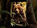 Giant Bear Enjoys Sugarcane in the Heart of the Jungle | #GiantBear #CinematicNature #WildlifeShorts