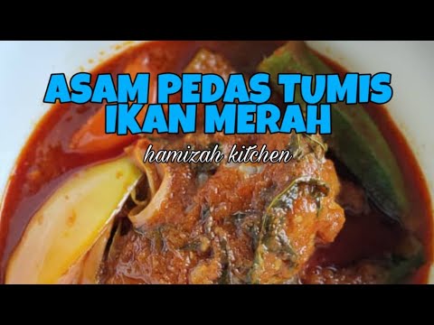 Resepi Ikan Merah Masak Asam Pedas Tumis Sedap Mudah Dan Simple  YouTube