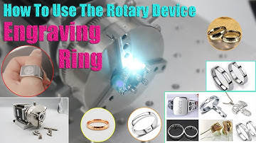 How to engrave outside of ring bracelet use rotary device by EZCAD2 Laser engraving software?