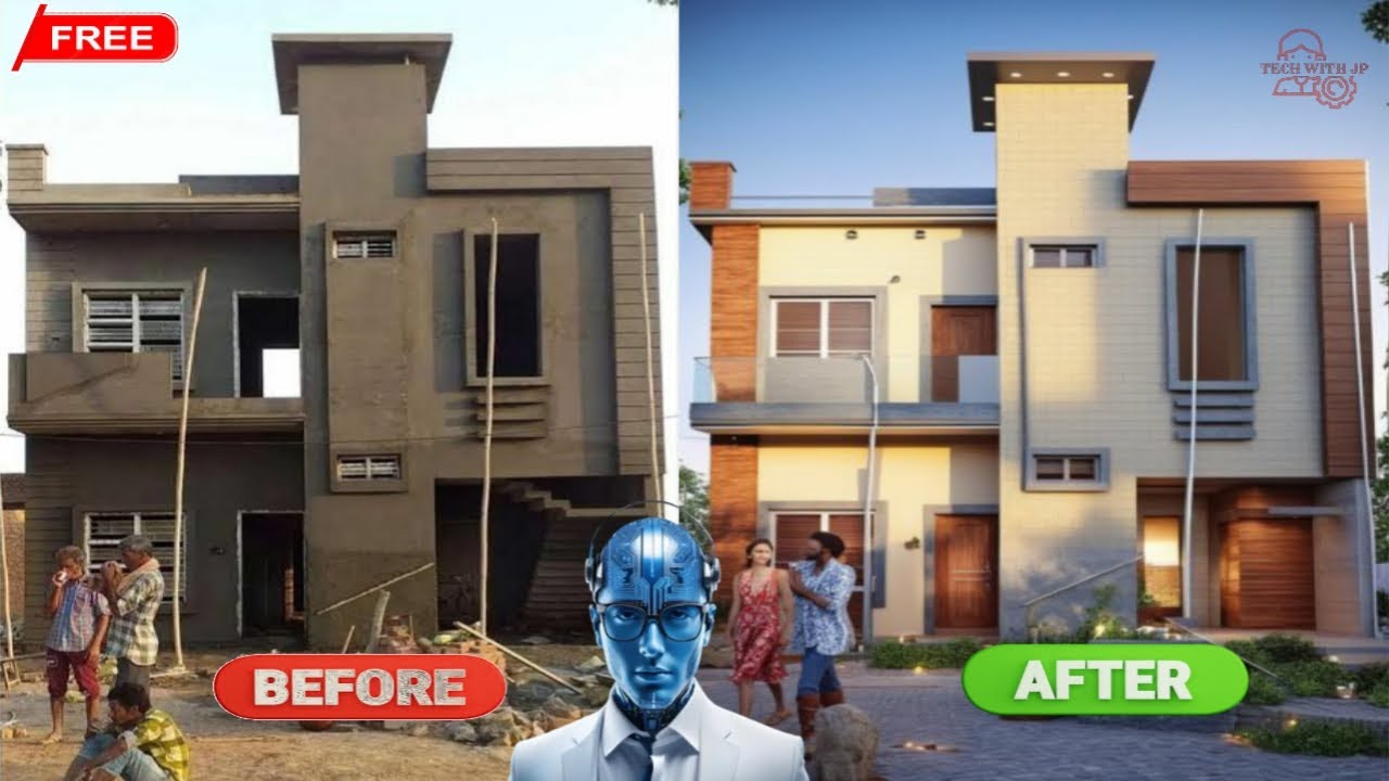 Paint your House exterior using AI ✅ | Best Home exterior color Using AI 🏡