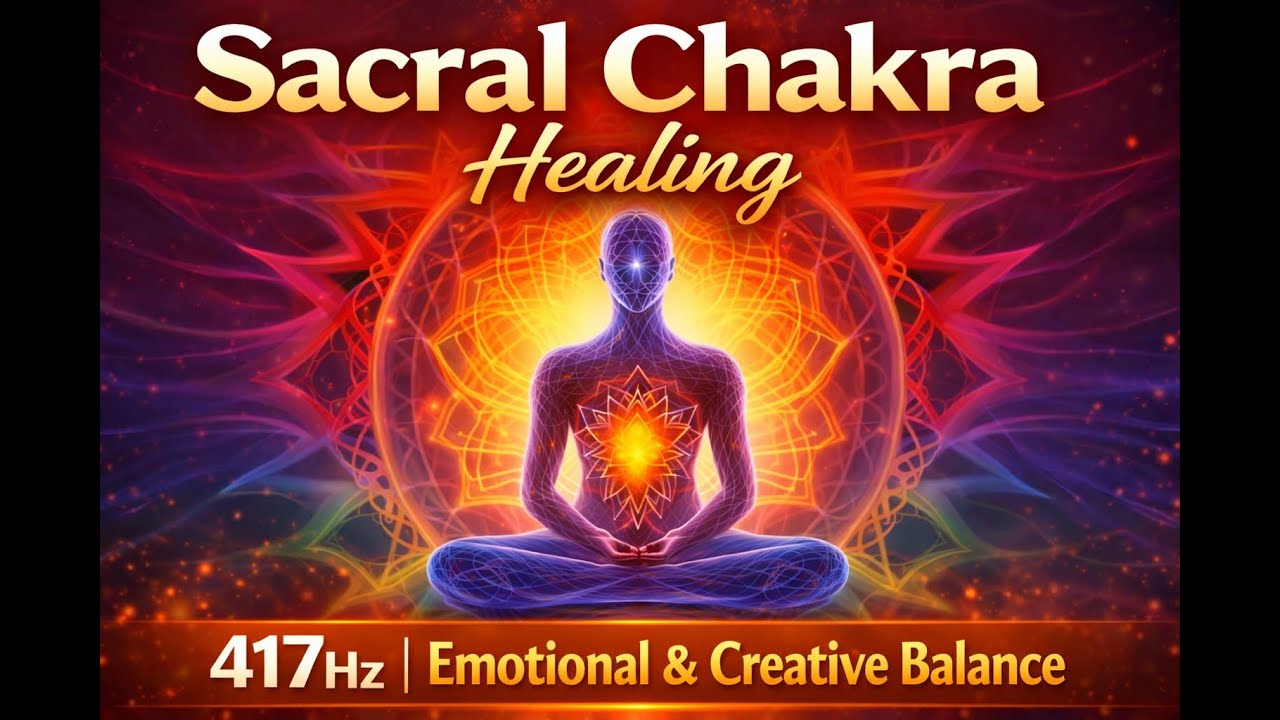 Sacral Chakra Healing | 417Hz Frequency | Chakra Balancing Meditation Series (Part 2)