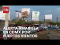 ¡Alerta amarilla por fuertes vientos para 11 Alcaldías en CDMX! - Las Noticias