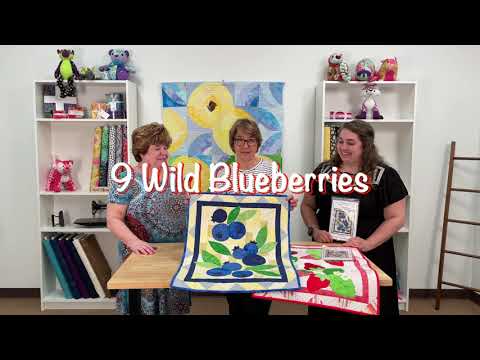 Quilt Pattern - 9 Wild Blueberries