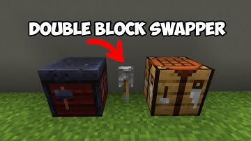 How to Build a Double Block Swapper in Minecraft