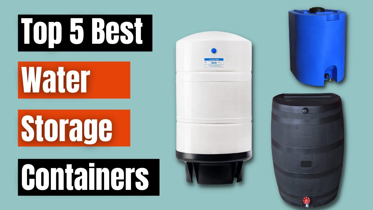 Best Water Storage Containers YouTube