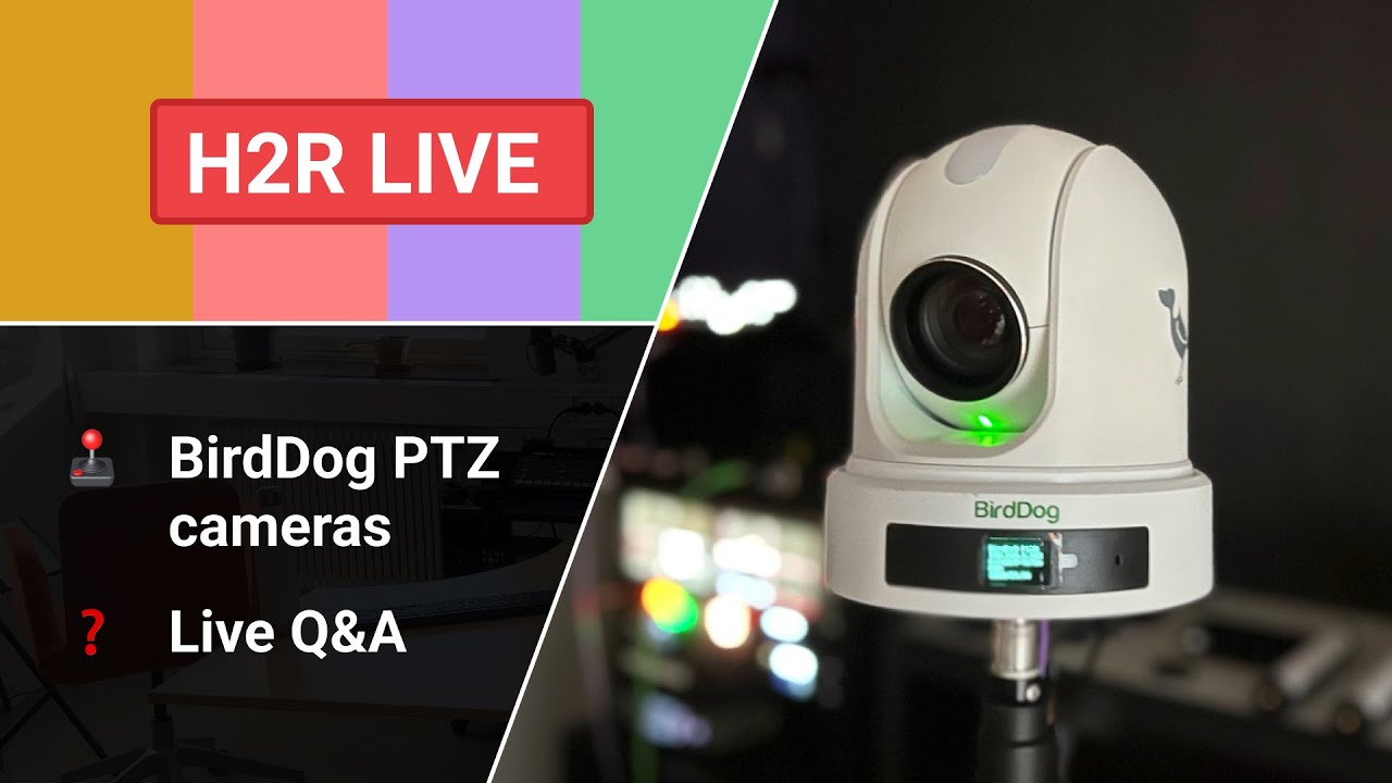 Live playing with BirdDog P120 cameras! // H2R Live YouTube
